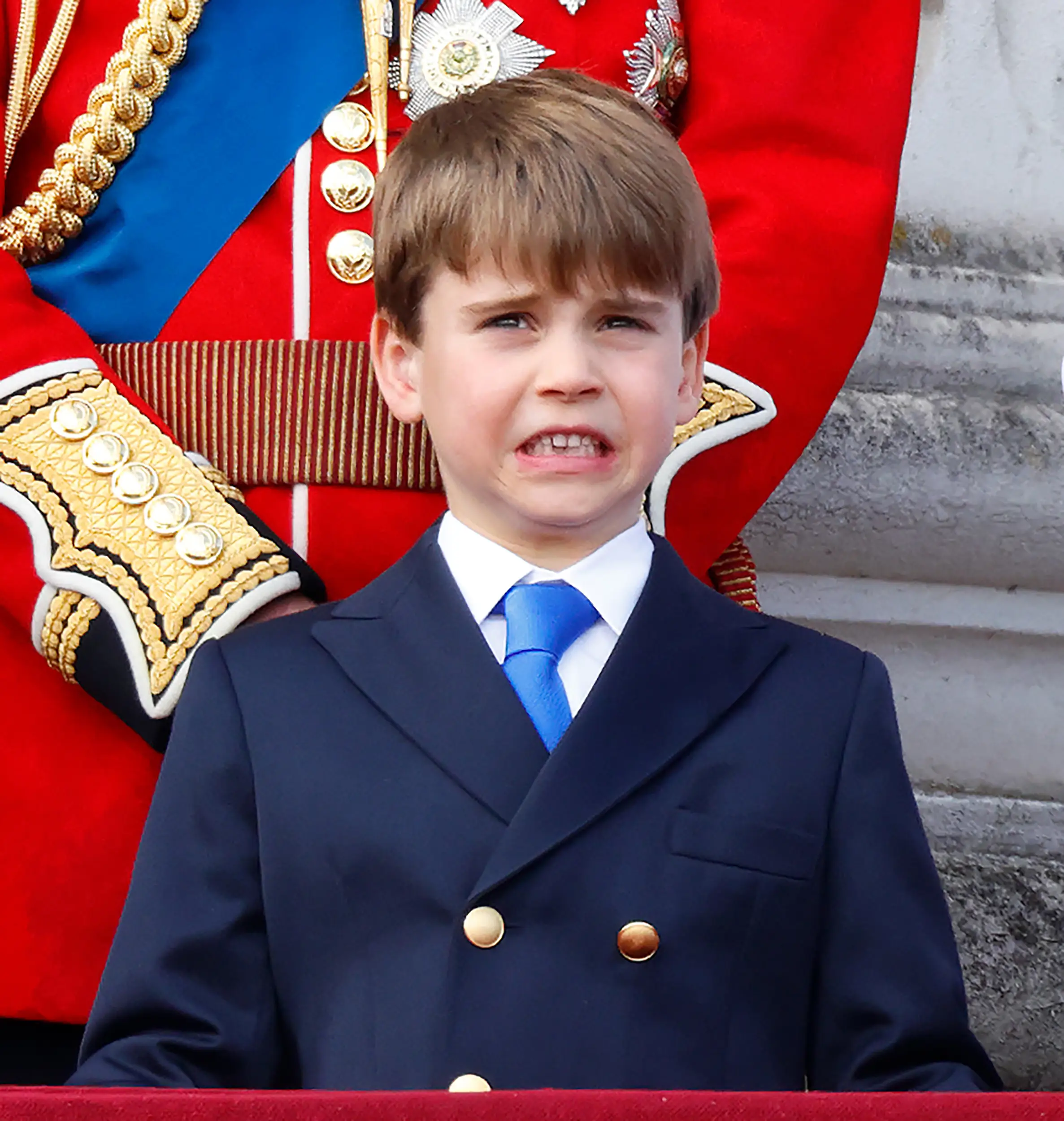 Prince Louis stole the show at Trooping the Colour. (Max Mumby/Indigo/Getty Images)