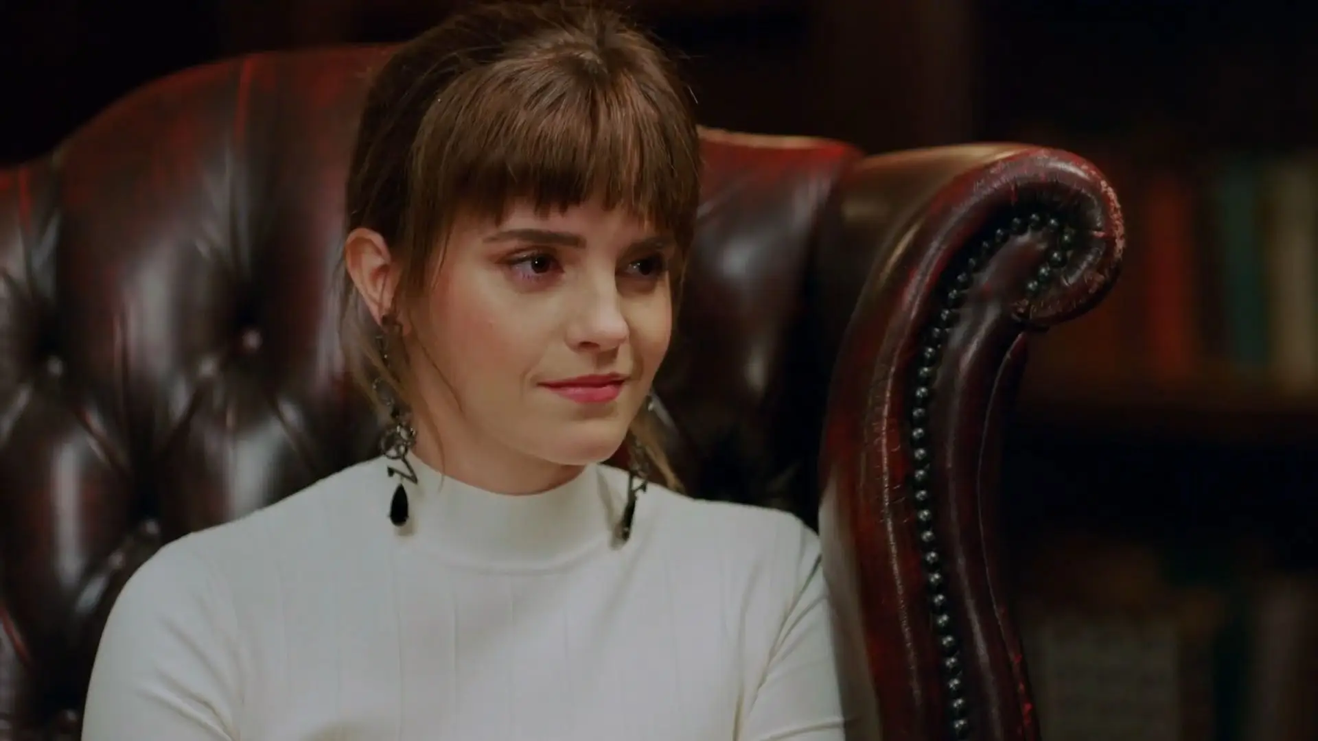 Emma Watson pictured during the Harry Potter reunion special.