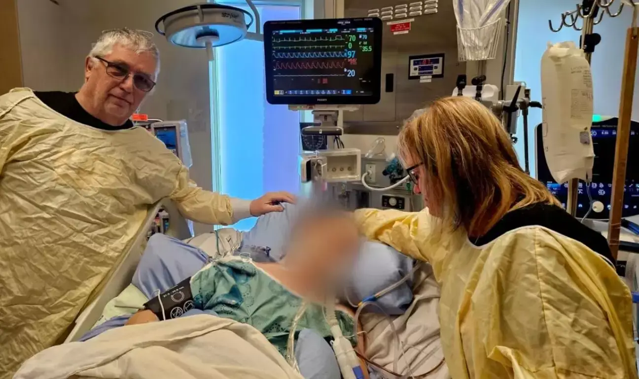 Heather and her husband Bill drove four hours to be with a man they thought was their son.