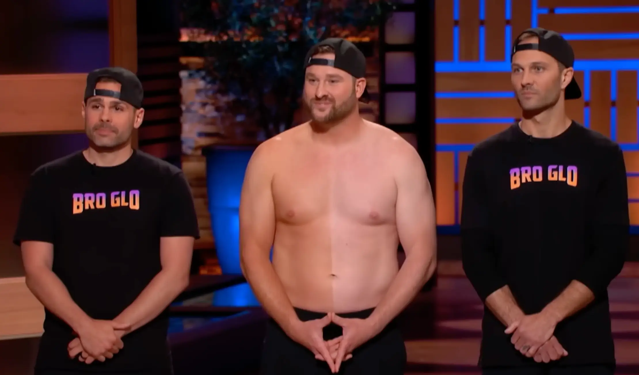 Founders Tom Phillips, Jaron Nalewak and Joe McDevitt made a big impression on the judges (YouTube/Shark Tank Global)