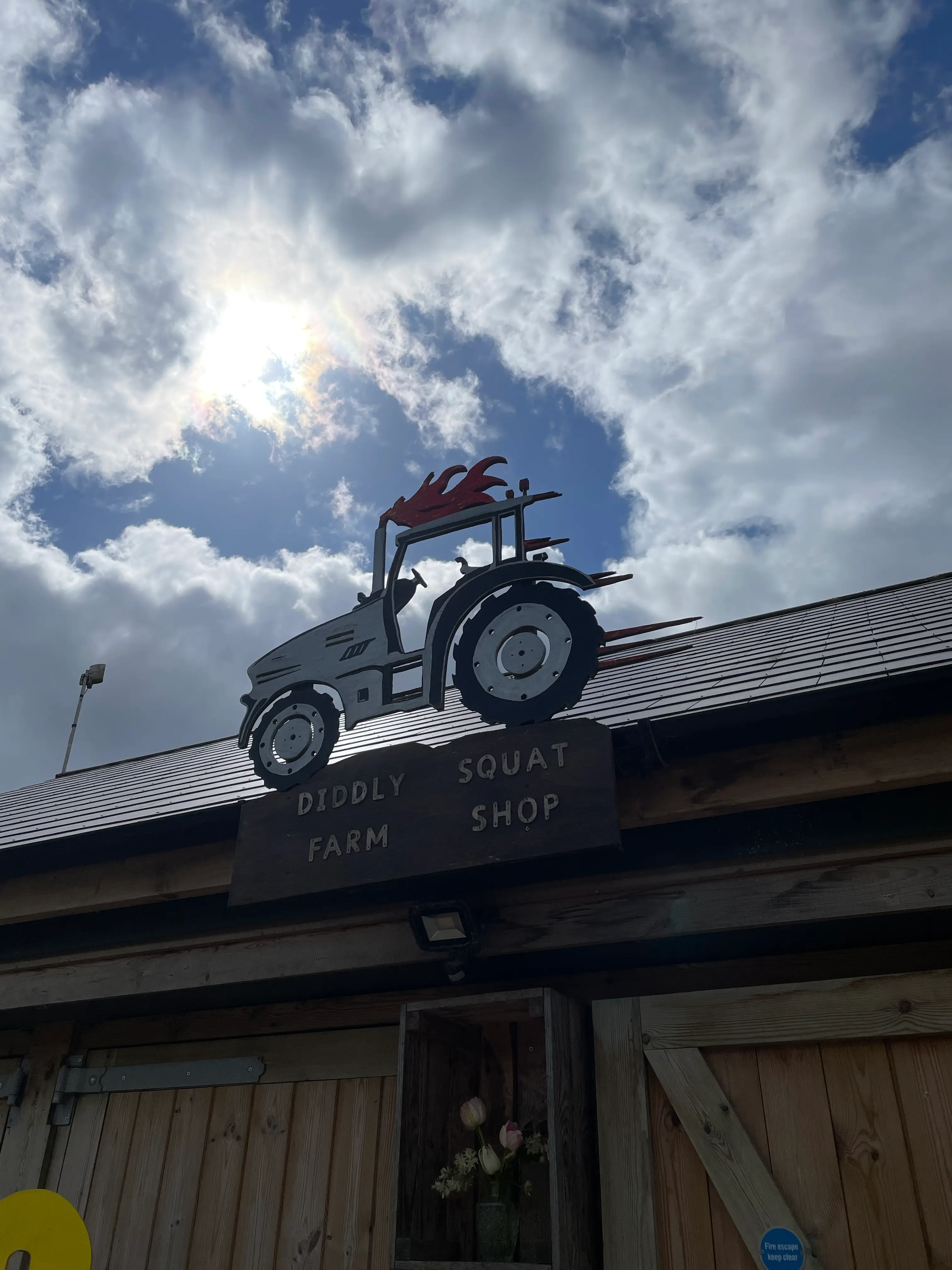 The iconic farm shop. (LADbible)