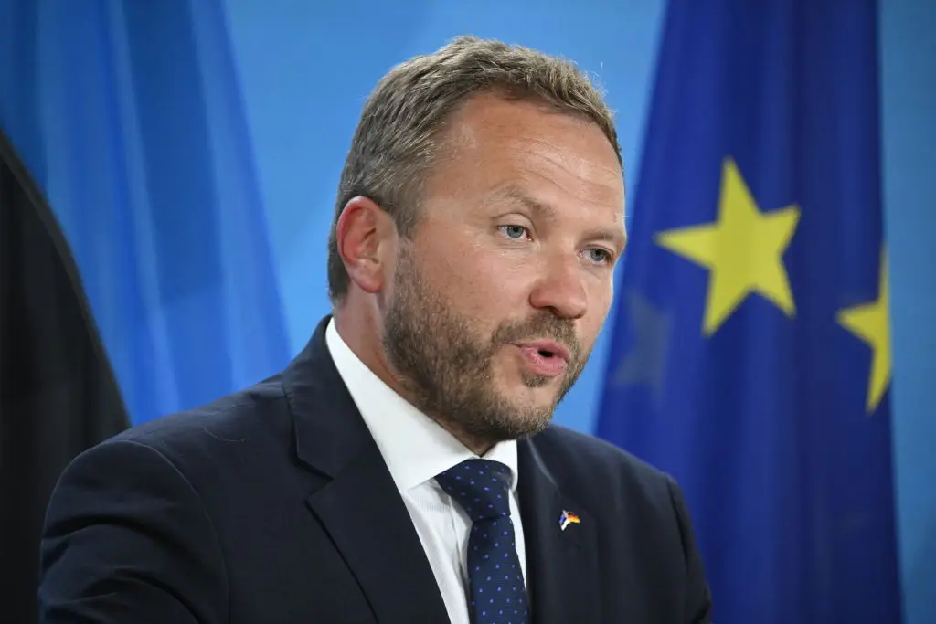 Estonia Foreign Minister Margus Tsahkna told it 'unprecedentedly brazen' (TOBIAS SCHWARZ/AFP via Getty Images)