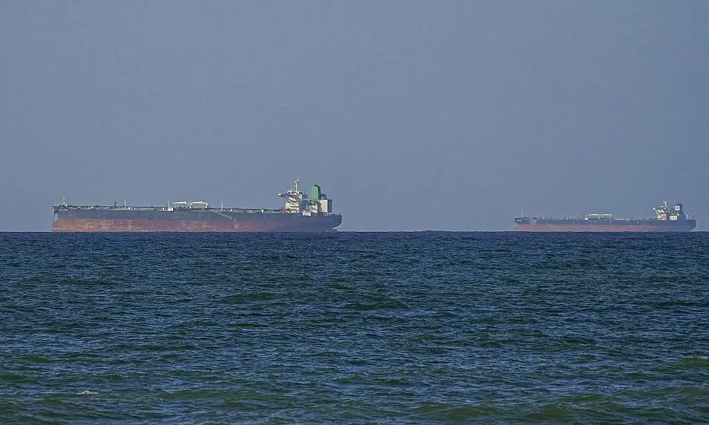 The Strait of Hormuz is simultaneously open again and still being blockaded by the US (Shady Alassar/Anadolu via Getty Images)