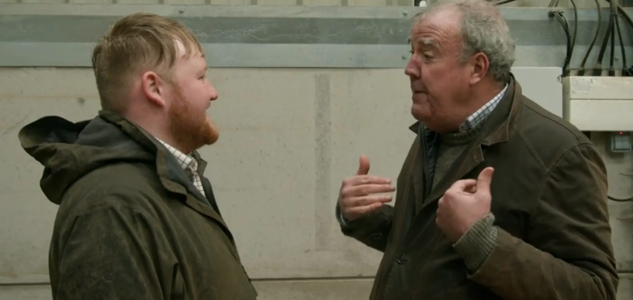 The chat between the pair is in good fun, but Kaleb has received criticism off the back of it (Prime Video)