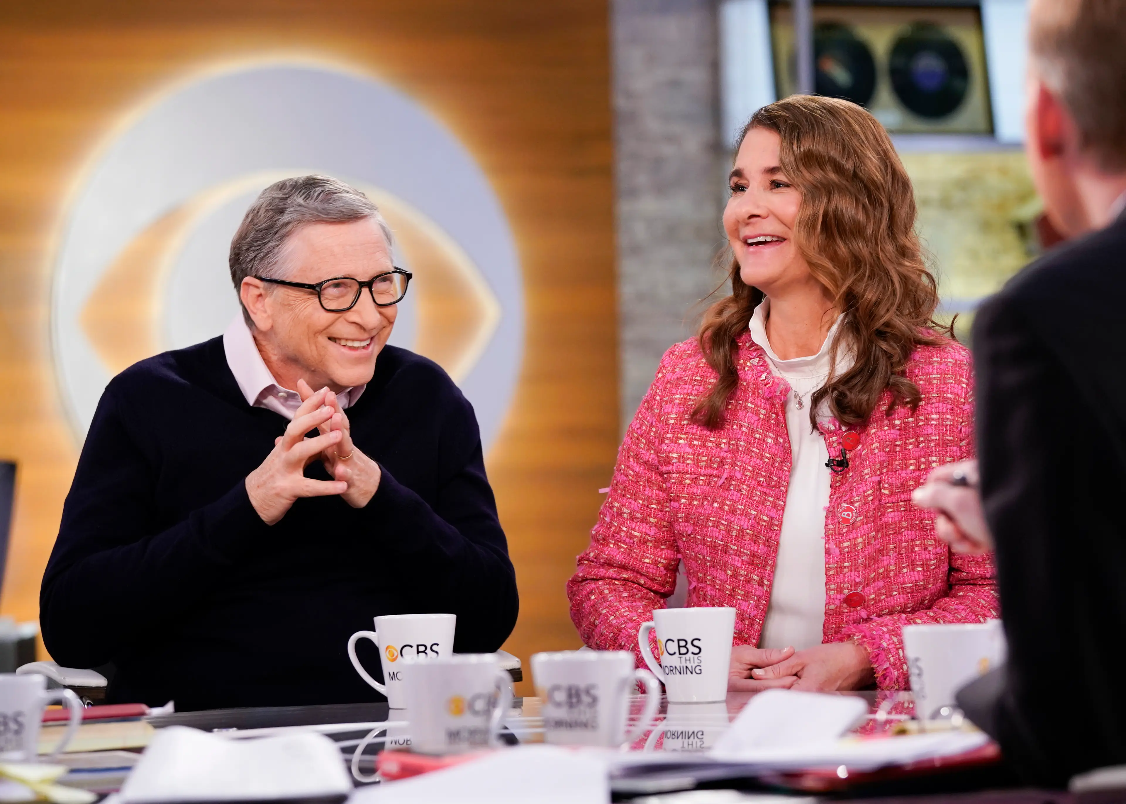 Bill Gates pictured with his former wife Melinda in 2019 (Michele Crowe/CBS via Getty Images)