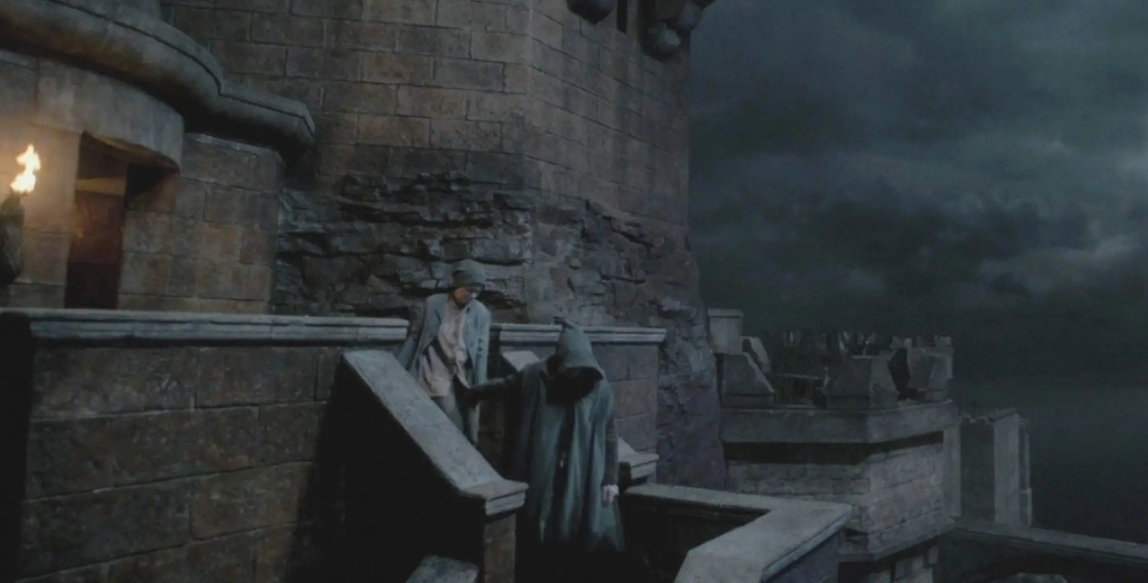 Daemon and Rhaenyra in disguise earlier in the night.