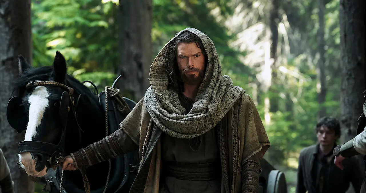 Sam Corlett as Leif Eriksson in Vikings: Valhalla (Netflix)