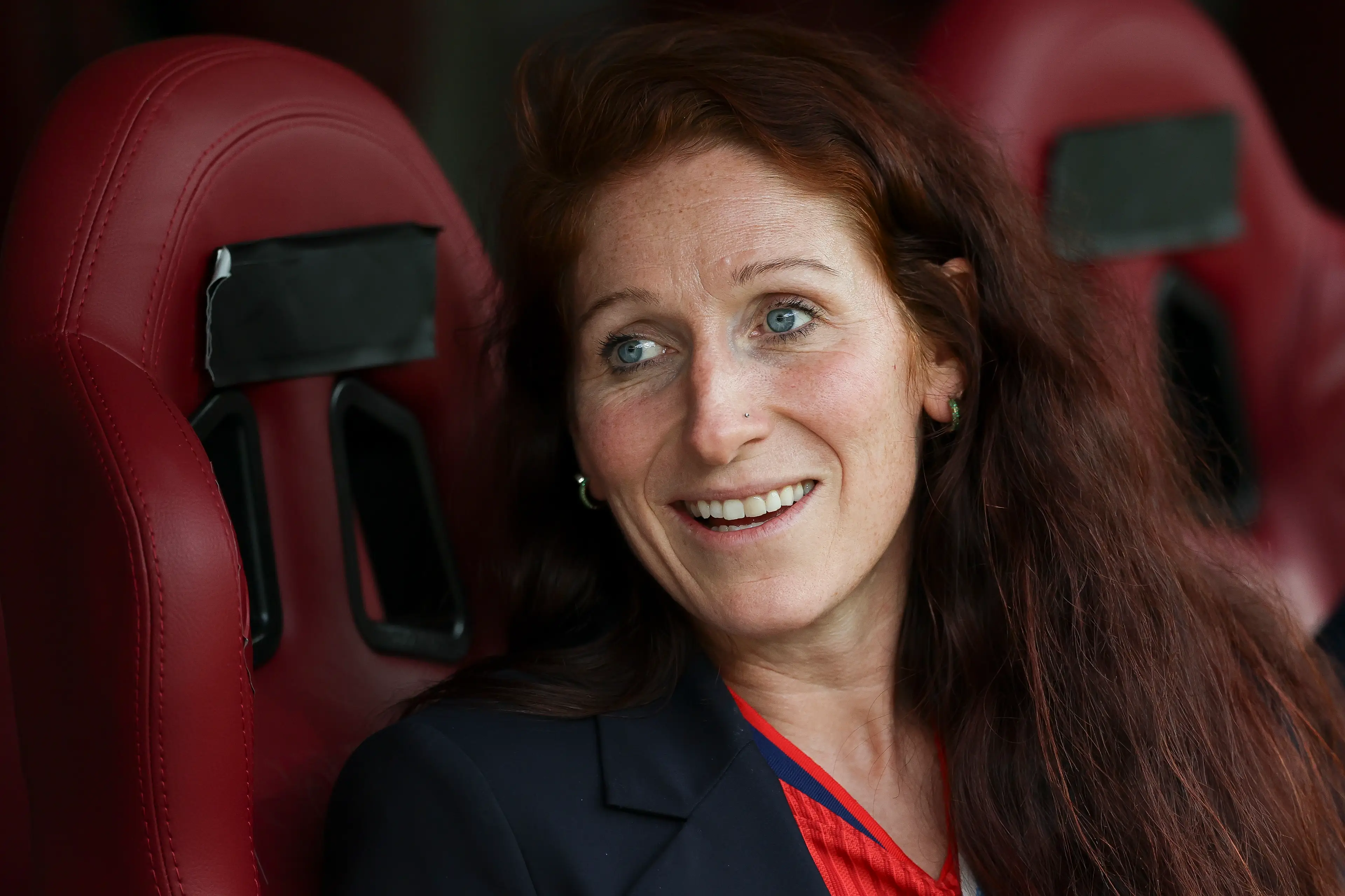 President of the Norwegian Football Association, Lise Klaveness (Maja Hitij - UEFA/UEFA via Getty Images)