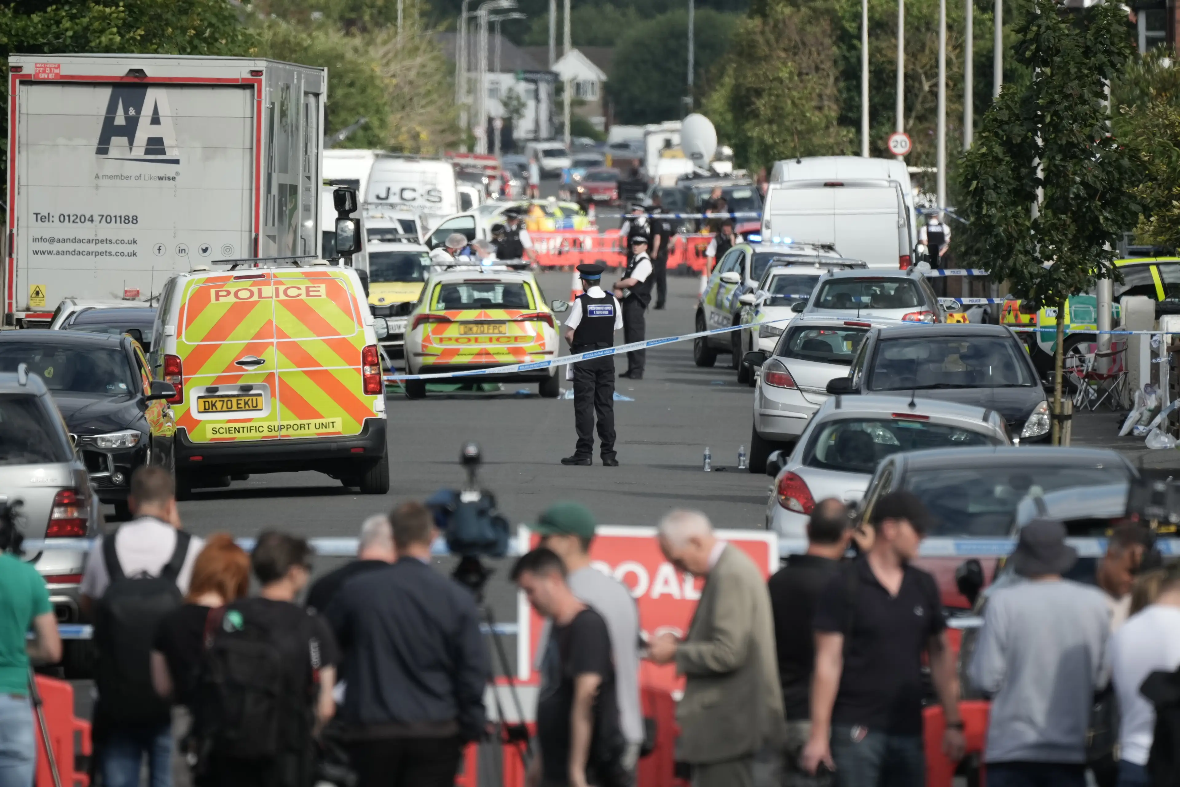 The 18-year-old knifeman murdered the three girls while injuring several other people (Christopher Furlong/Getty Images)
