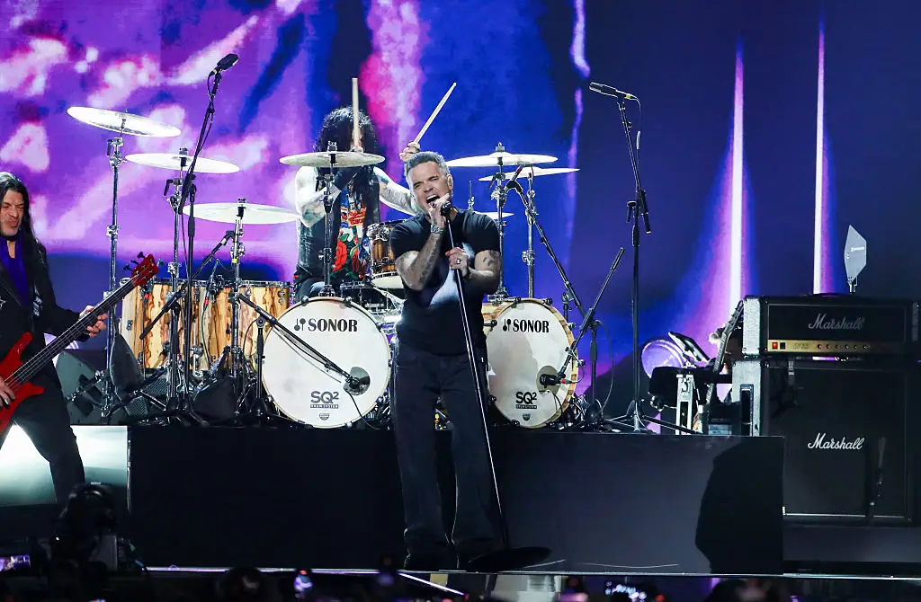 Robbie Williams complained of vision problems after taking Mounjaro (Grant Buchanan/Dave Benett/Getty Images)