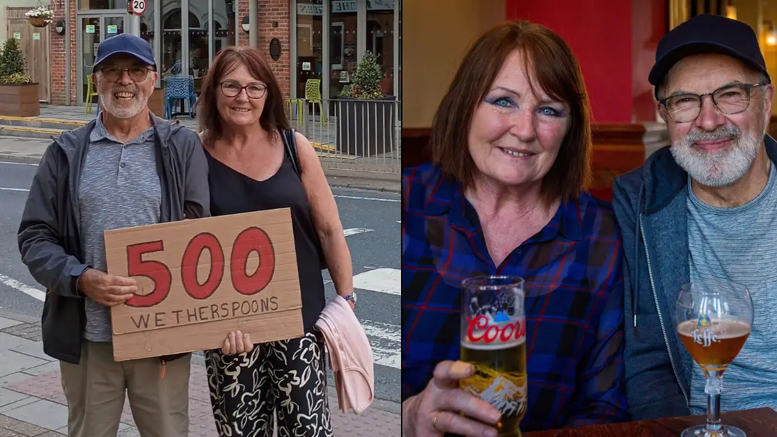 Couple who have been to 500 Wetherspoons in quest to visit them all reveal best one in UK