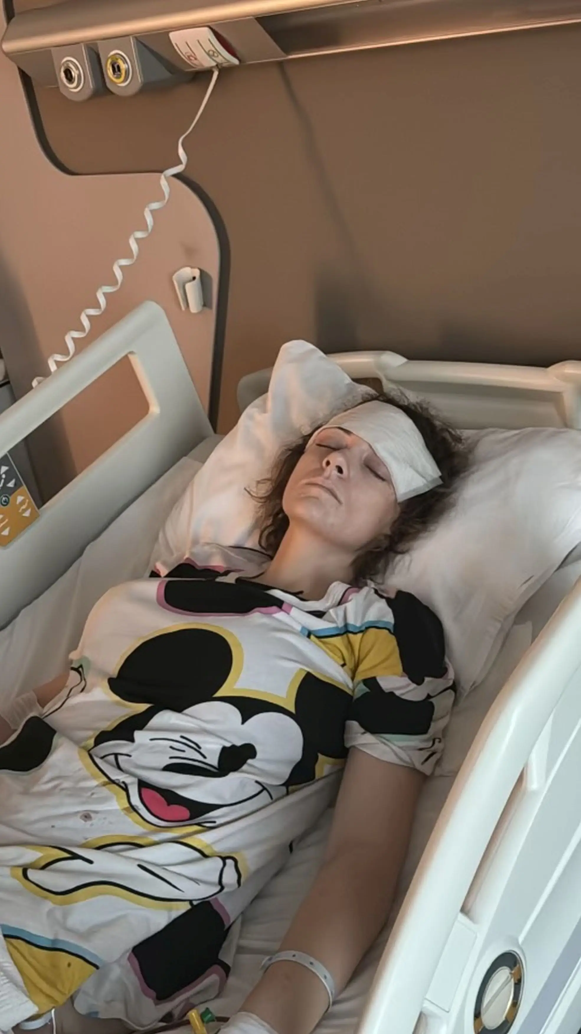 She required four blood transfusions after her surgery (Kennedy News and Media)