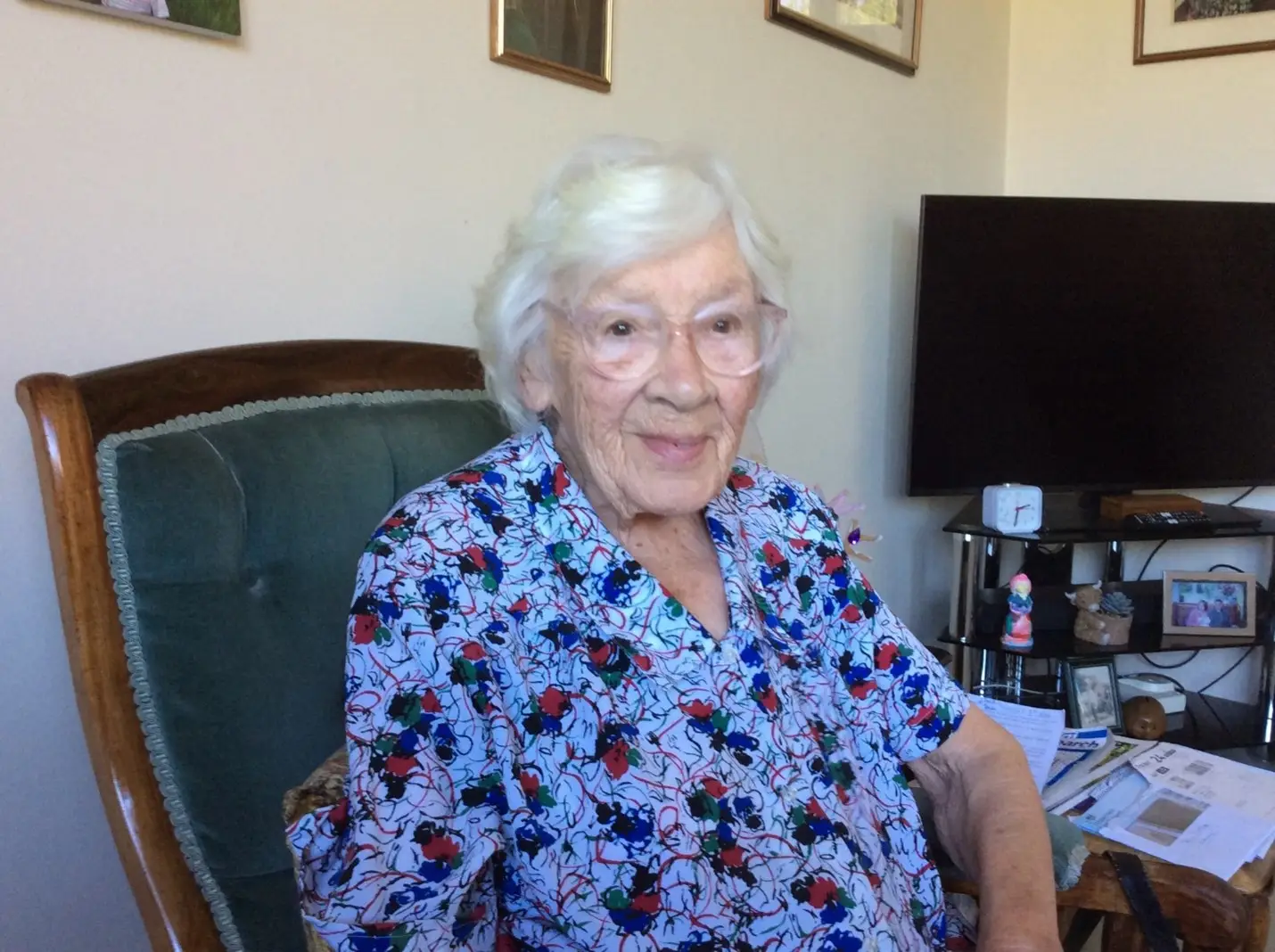 Brenda Iveson, 92, has become the first in the UK to receive a new treatment (PA)
