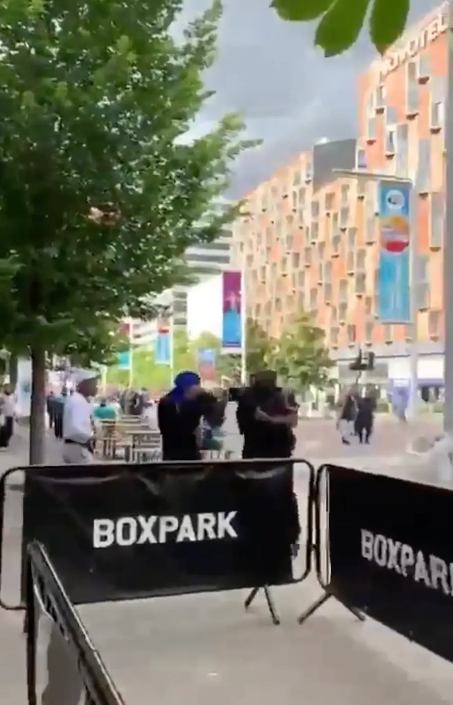 Julius Francis knocked out the punter.