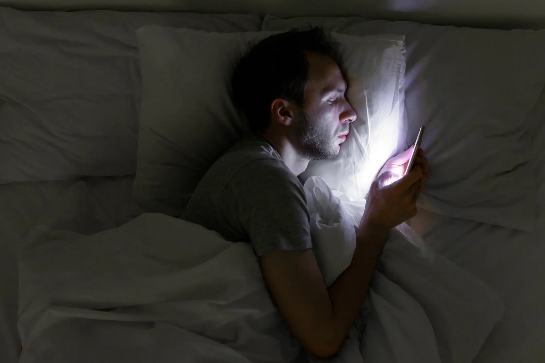 Some people experience heart palpitations at night. (Getty Stock Photo)