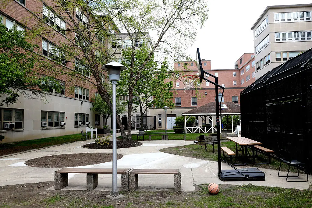 The psychiatric hospital needs its own police force as there have been violent incidents involving inmates (Jonathan Wiggs/The Boston Globe via Getty Images)