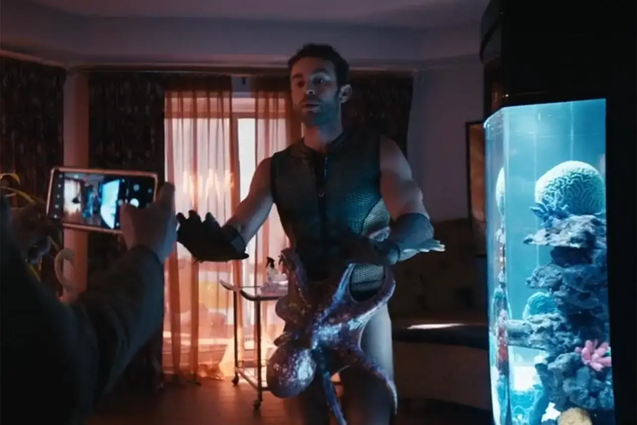 The Deep and Ambrosius caught in the act. (Prime Video)