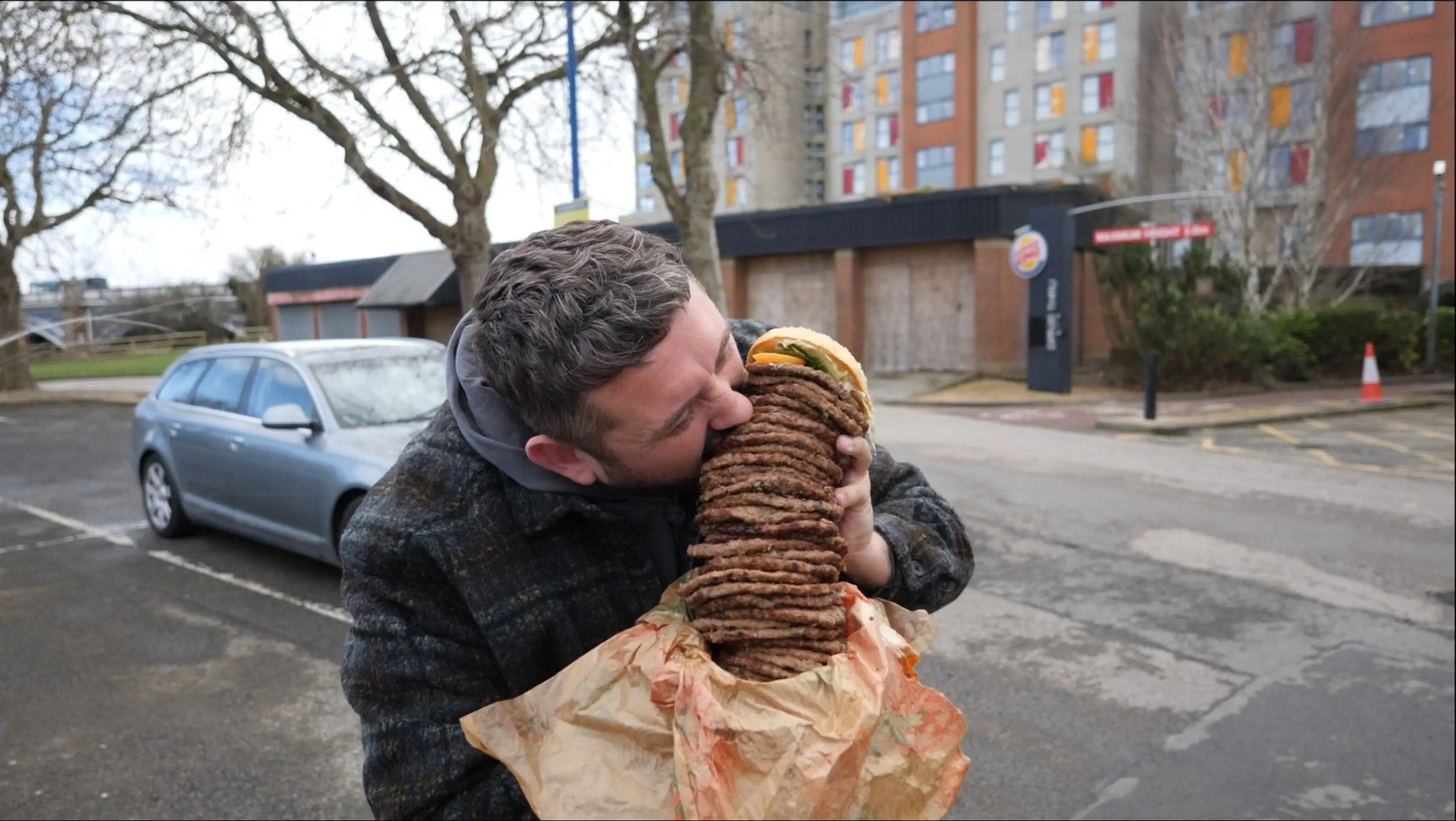 Craig managed to eat his way through 12 of the patties and donated the rest to friends and family.