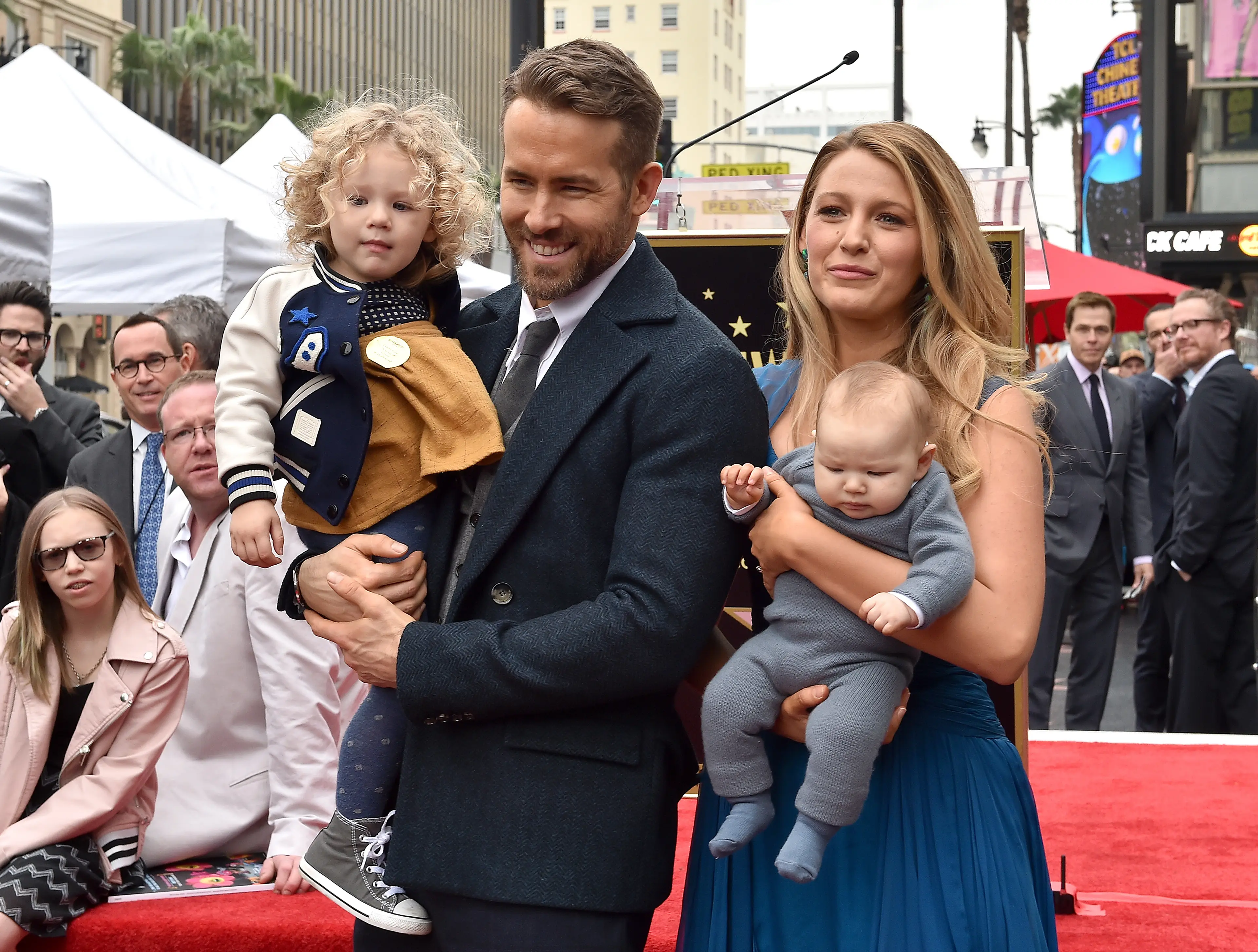 Blake Lively and Ryan Reynolds share four kids together. (Axelle/Bauer-Griffin/FilmMagic)