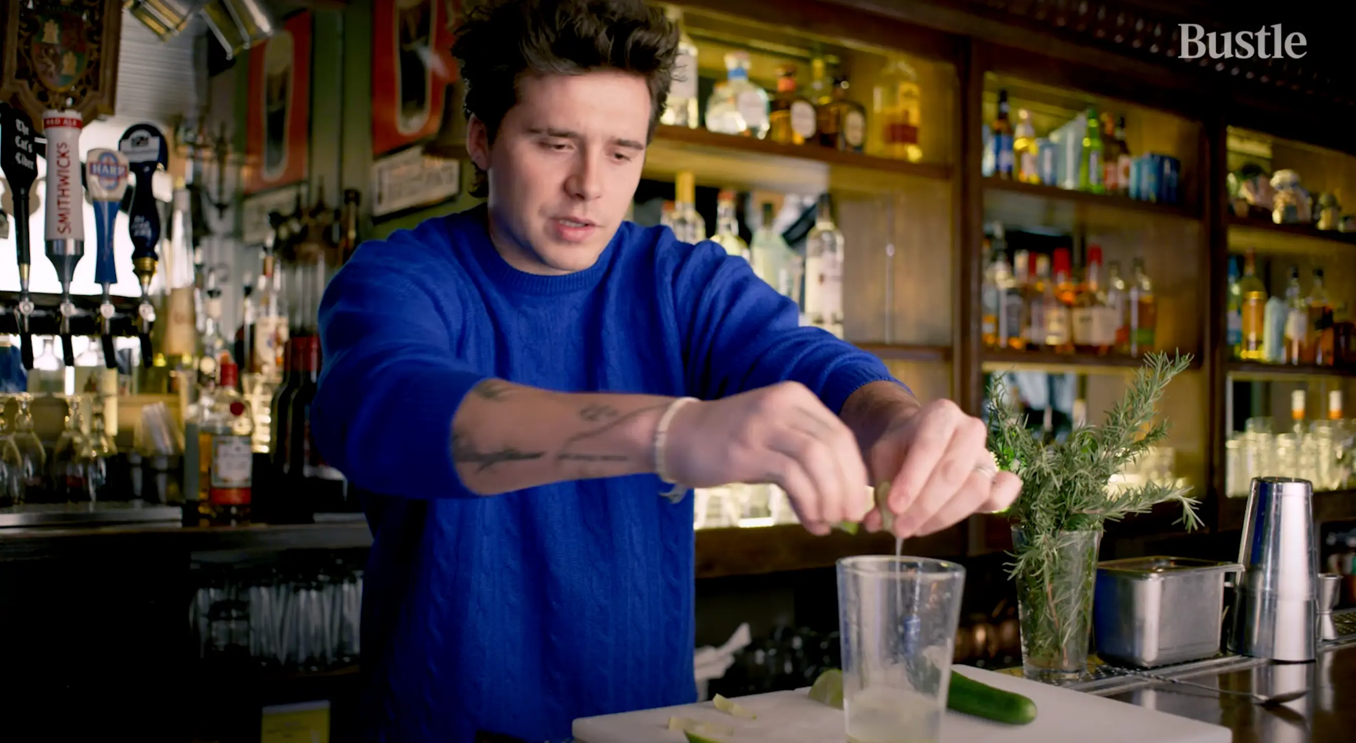 Brooklyn Beckham is once again being trolled for his culinary skills after making a simple gin and tonic.