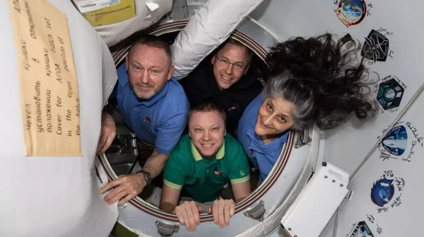 It's been over eight months, but Butch Wilmore and Suni Williams are now on their way home (NASA)