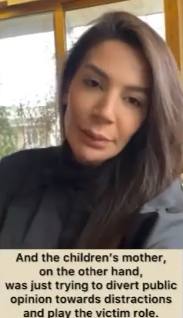 The widower has hit out at Jlloyd's first wife, Emma. Instagram/ @helia.sahimi