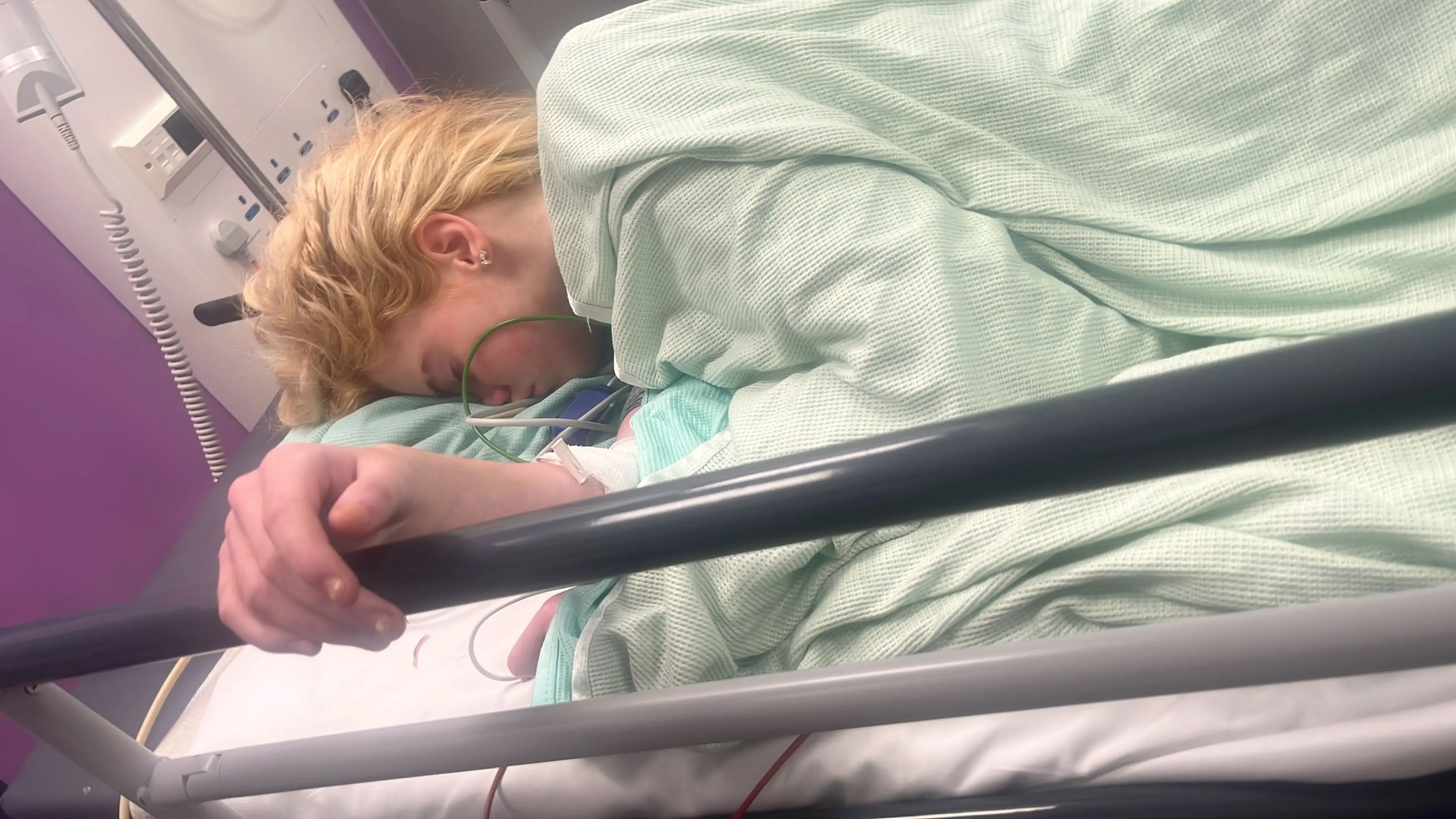 The 13-year-old was rushed to hospital (Kennedy News and Media)