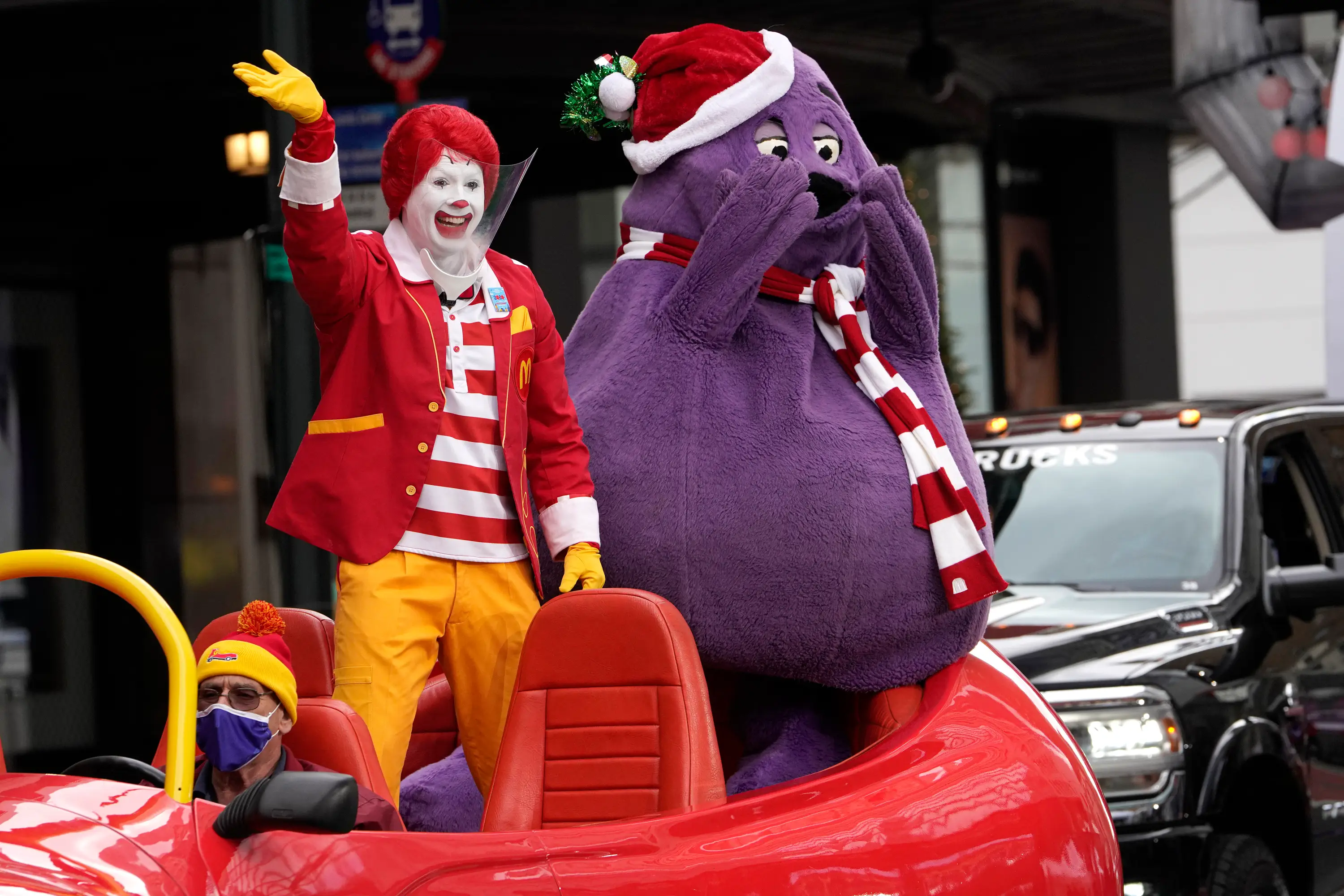 Grimace is apparently a tastebud (Peter Kramer/NBC/NBCU Photo Bank via Getty Images)