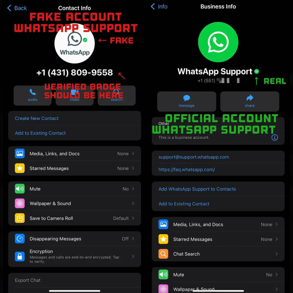 The people over at WABetaInfo pointed out what to look for in the scam.