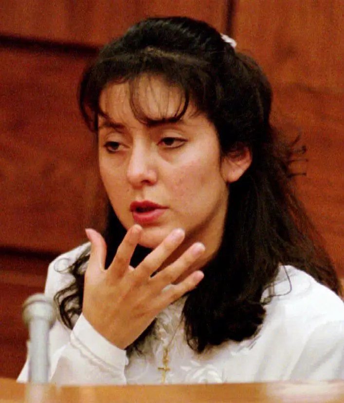 Lorena accused her ex-husband of raping her on several occasions (POOL/AFP via Getty Images)