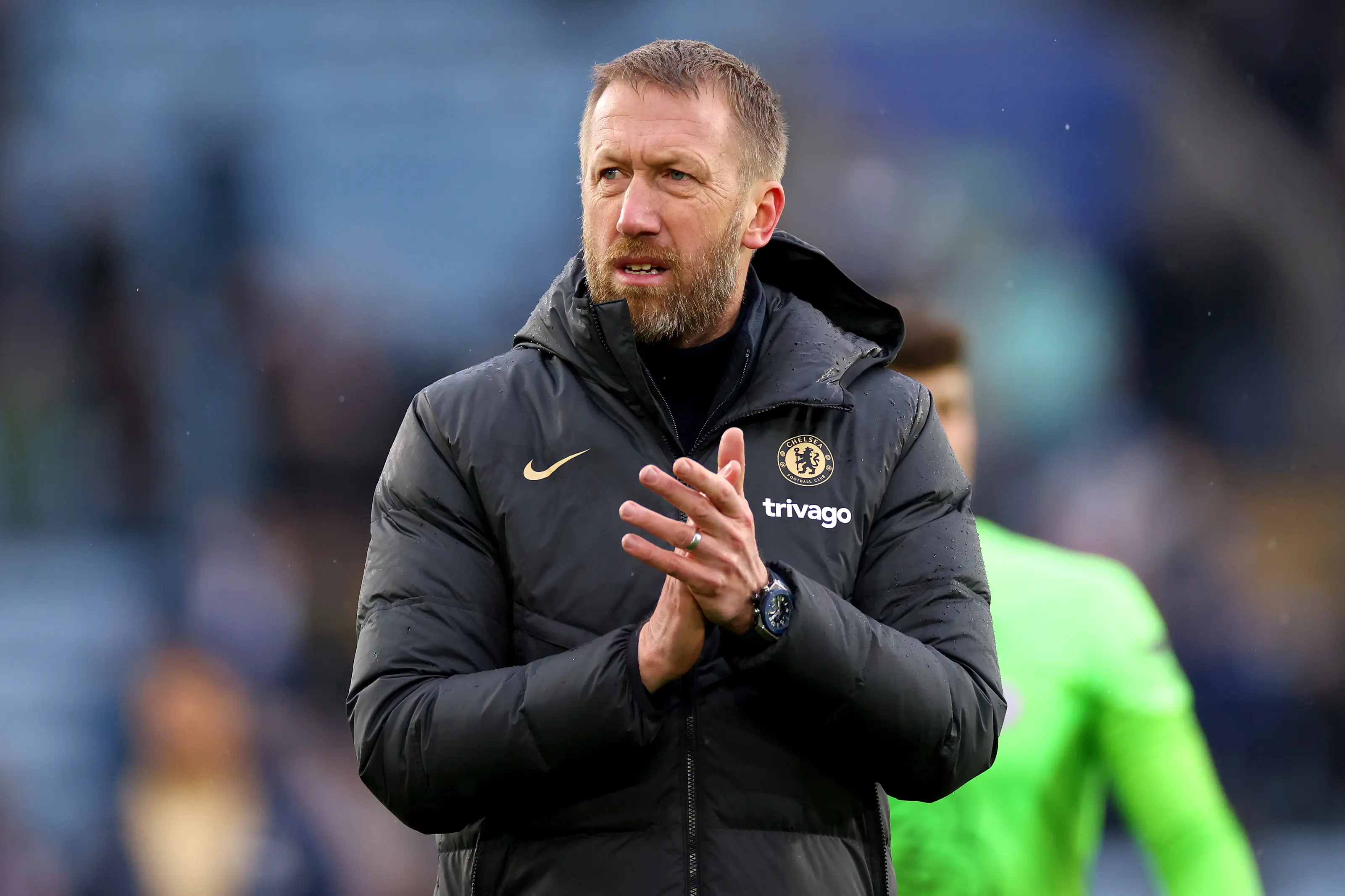 Graham Potter is the clear favourite. (Marc Atkins via Getty Images)