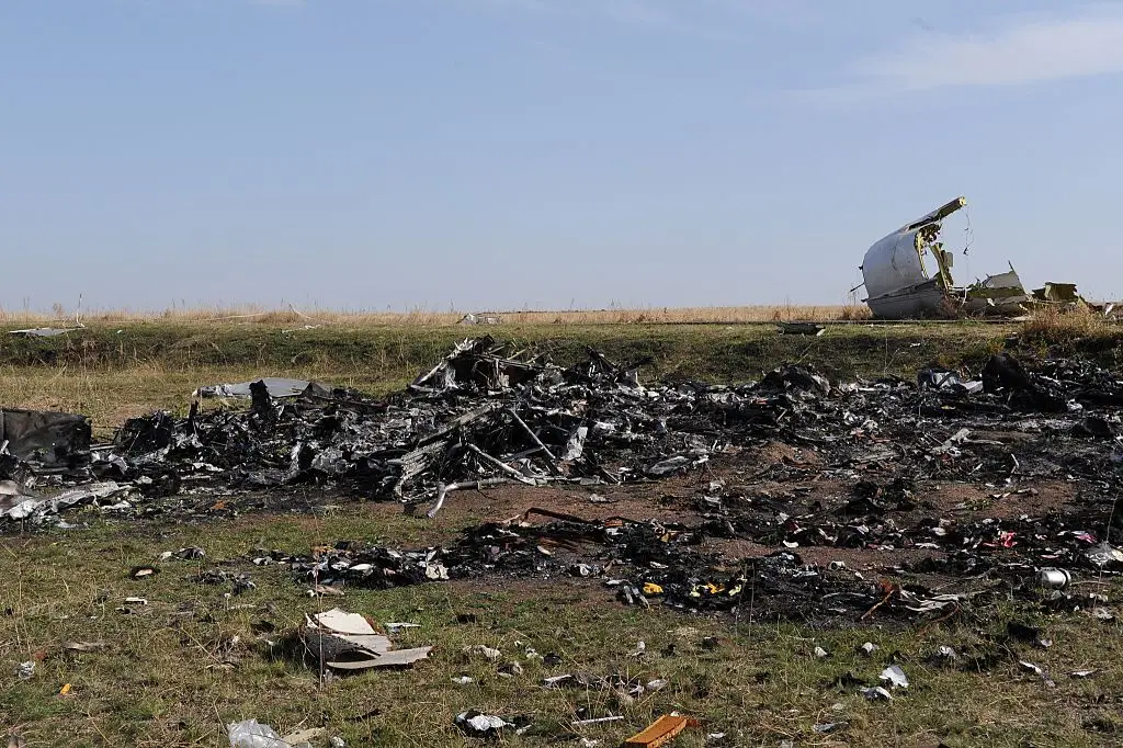 Clothes of victims were blown off due to the extreme speed at which they fell. (DOMINIQUE FAGET/AFP via Getty Images)