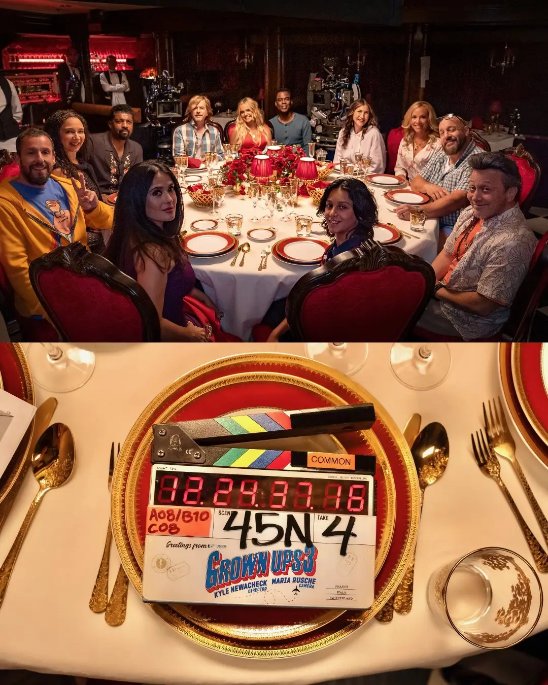 The cast reunion ahead of Grown Ups 3 (Netflix)