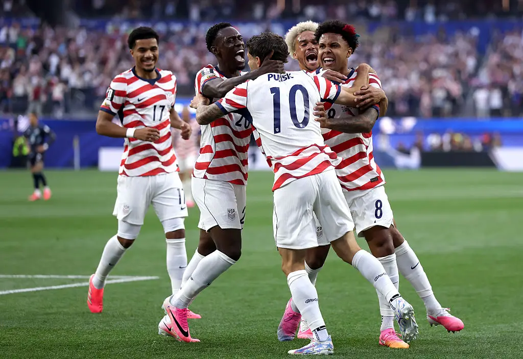 Trump will be hoping he can hand over the trophy to the US squad (Dean Mouhtaropoulos/Getty Images)