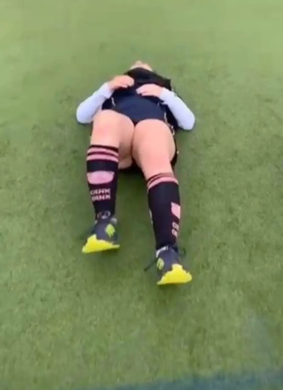 Sarah broke her neck while attempting a viral TikTok challenge.