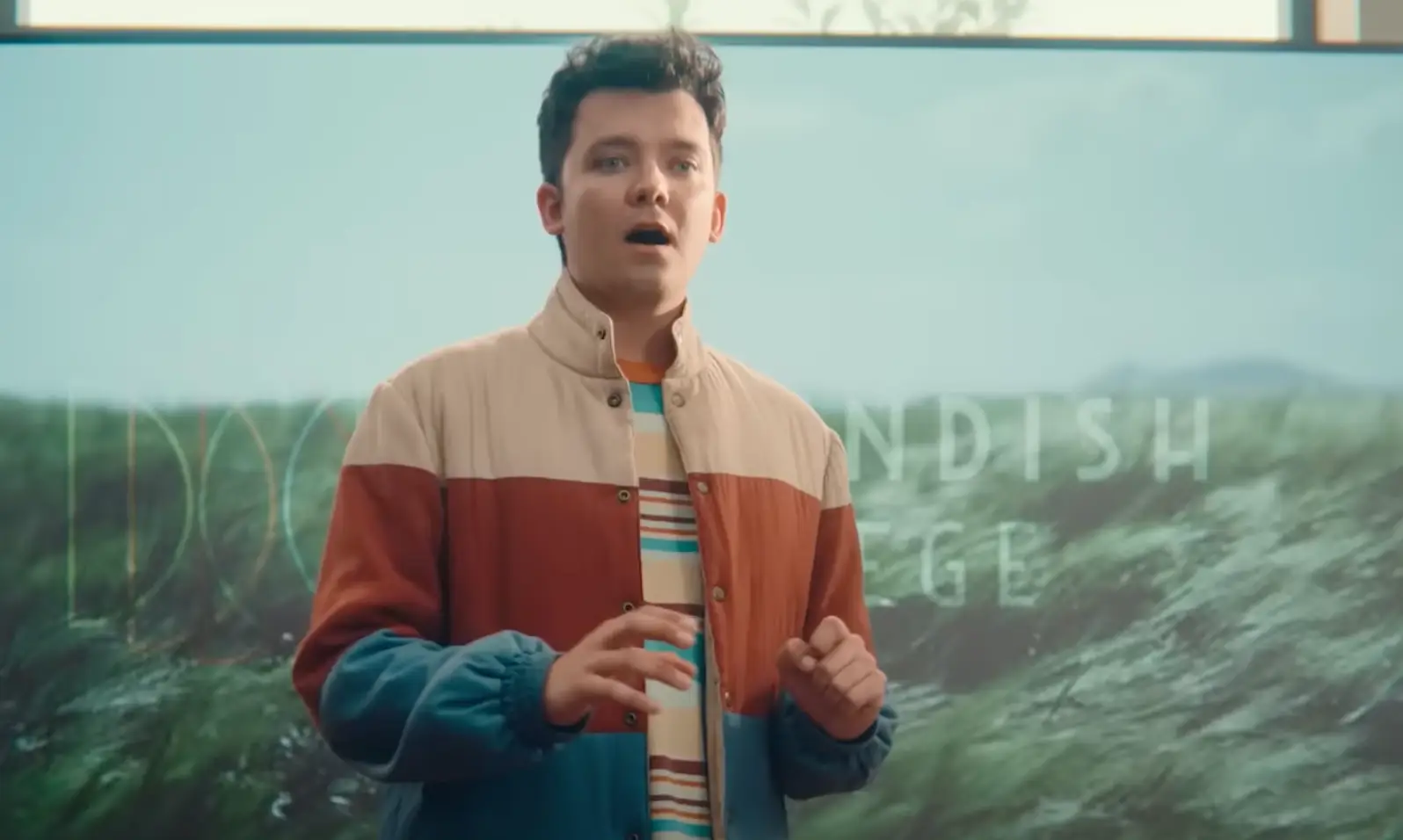 Otis has already put his foot in it with his new classmates.