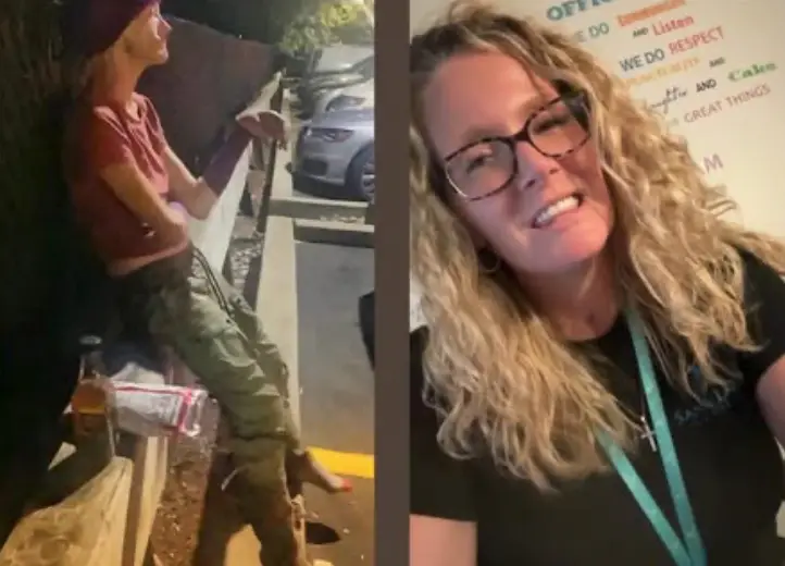 Tracey McCann shared her before and after pictures on social media (Instagram/@tracey090522)