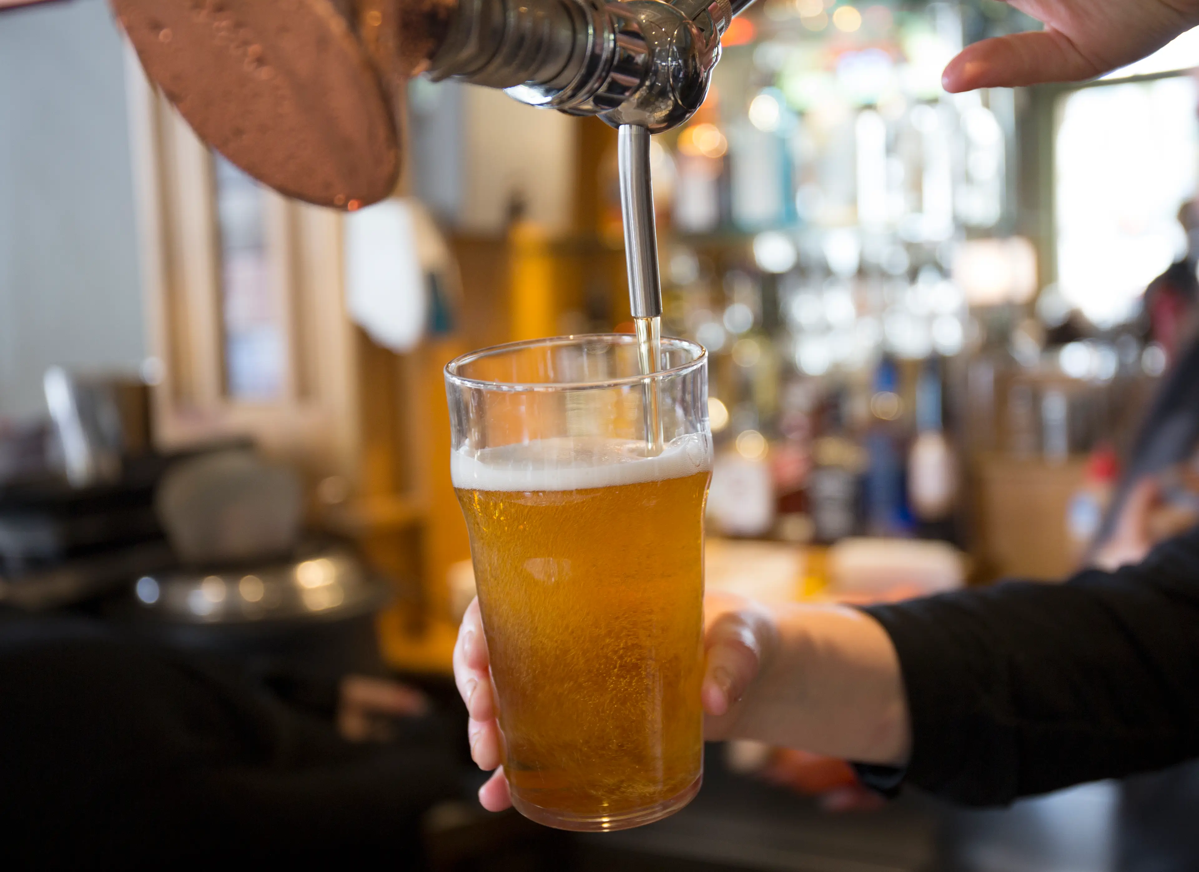 An ice cold pint. Class. (Getty Stock Images)