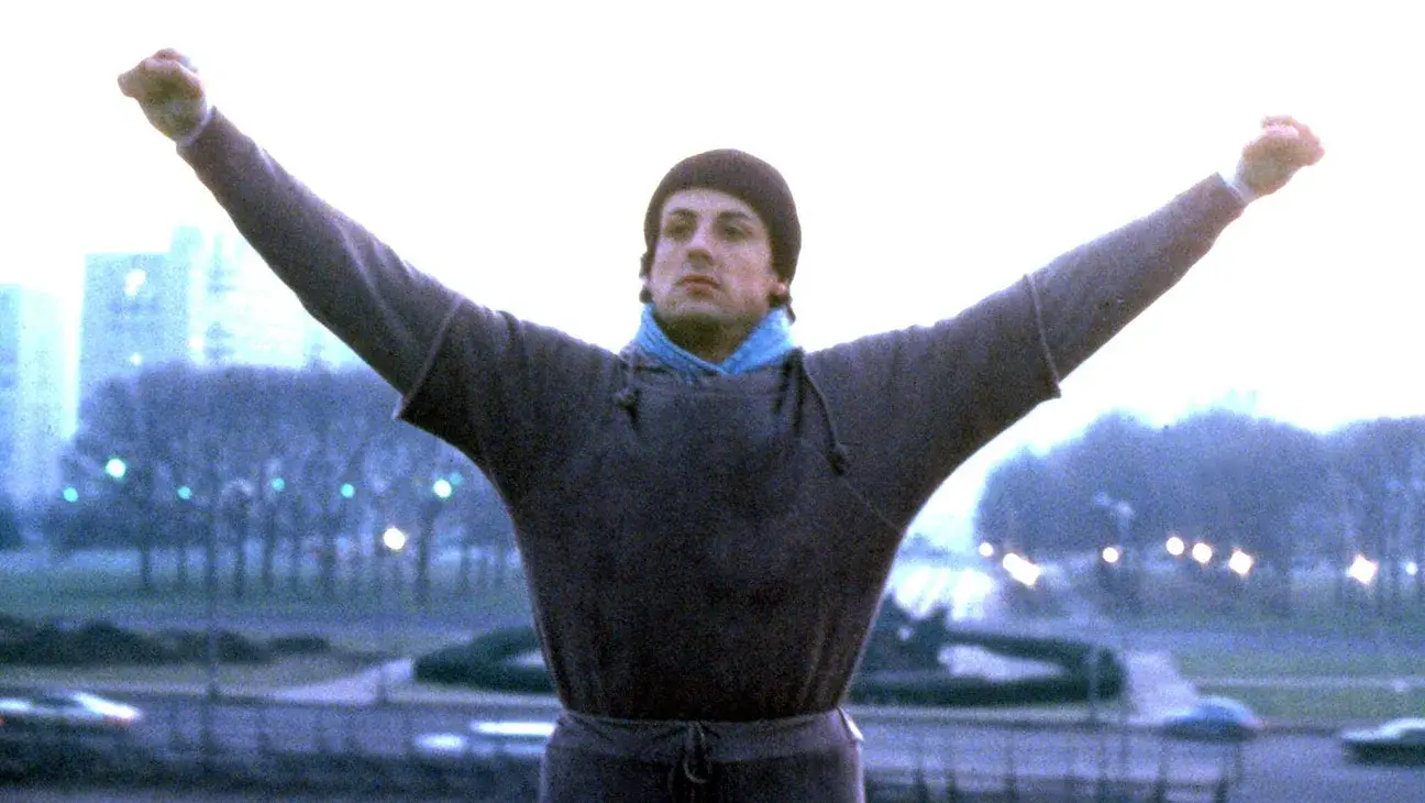 The rags to riches story Rocky goes through is mirrored in Stallone (United Artists)