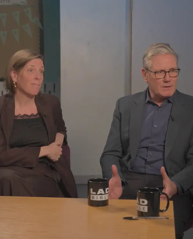 Prime Minister Keir Starmer and safeguarding minister Jess Phillips spoke to LADbible about the new strategy (LADbible)