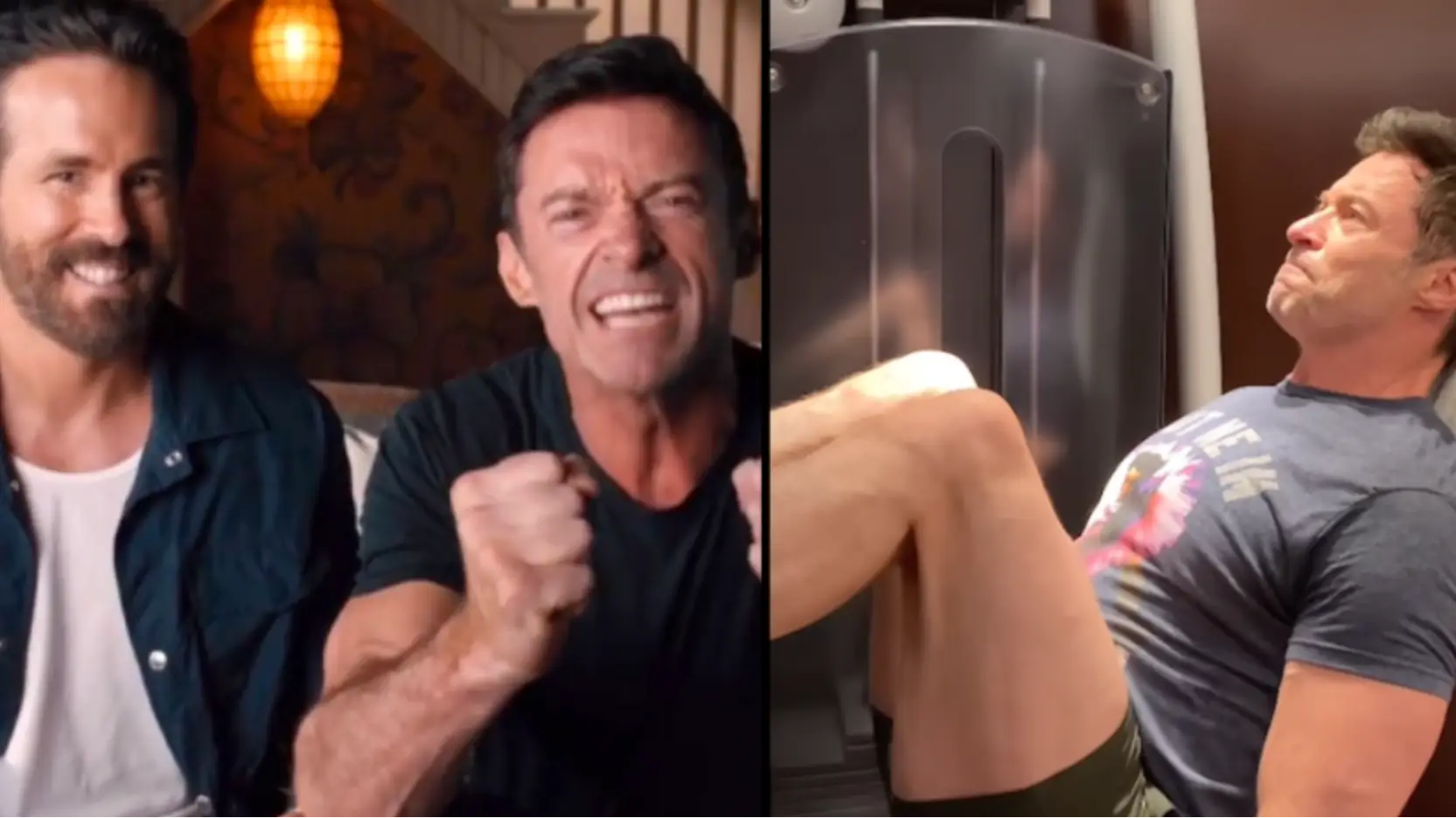 Instagram/Ryan Reynolds. Instagram/Hugh Jackman