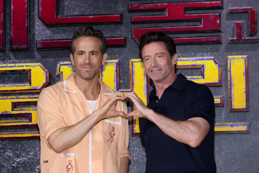 Ryan and Hugh Jackman are on their press tour for Deadpool & Wolverine (Han Myung-Gu/WireImage)