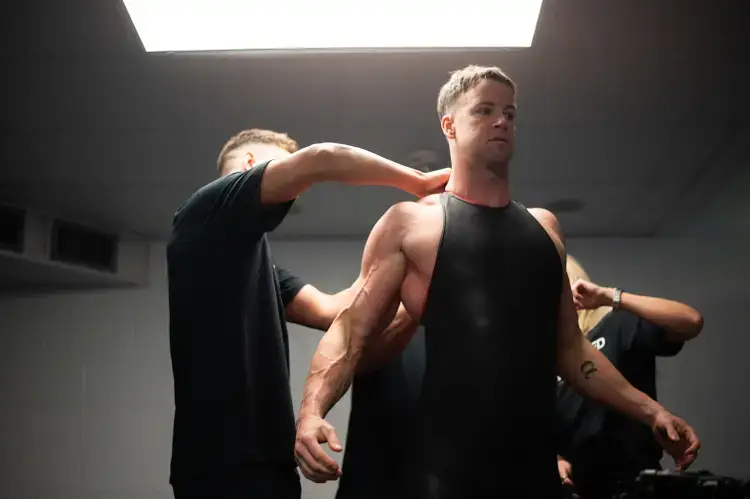 Australian swimmer James Magnussen is one of the athletes competing at the Enhanced Games (Enhanced Games/Supplied)