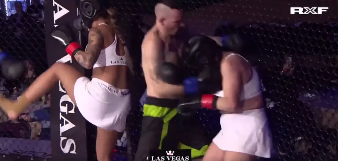 The fight was uncomfortable viewing for many (RXF)