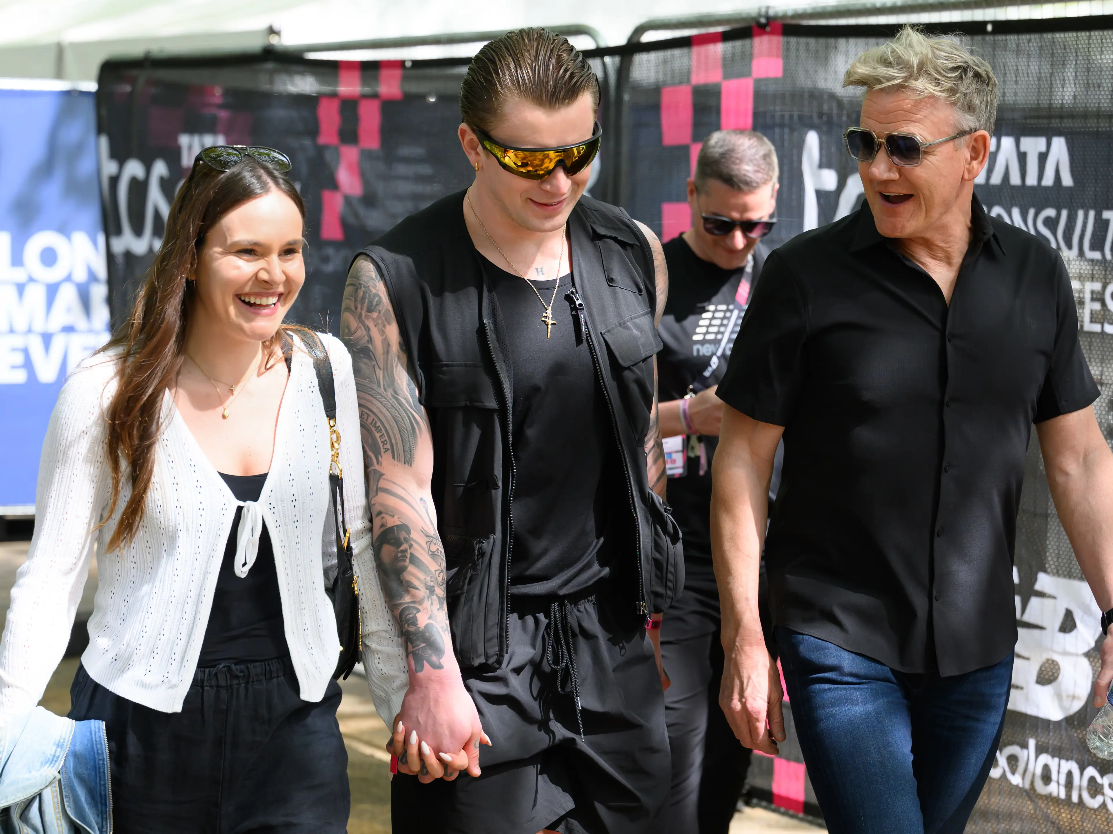 Gordon Ramsay congratulated his daughter Holly and her husband Adam on their baby news.