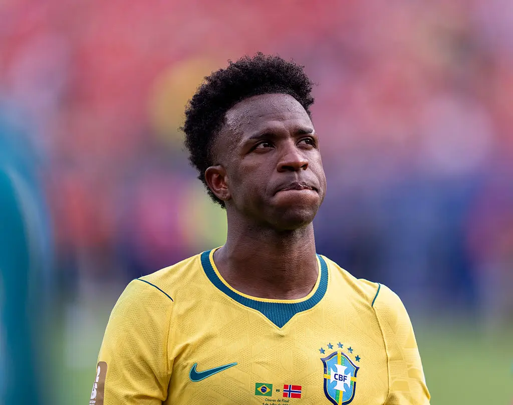 Brazil star Vinicius Jr at the World Cup (Brad Smith/ISI Photos/ISI Photos via Getty Images)