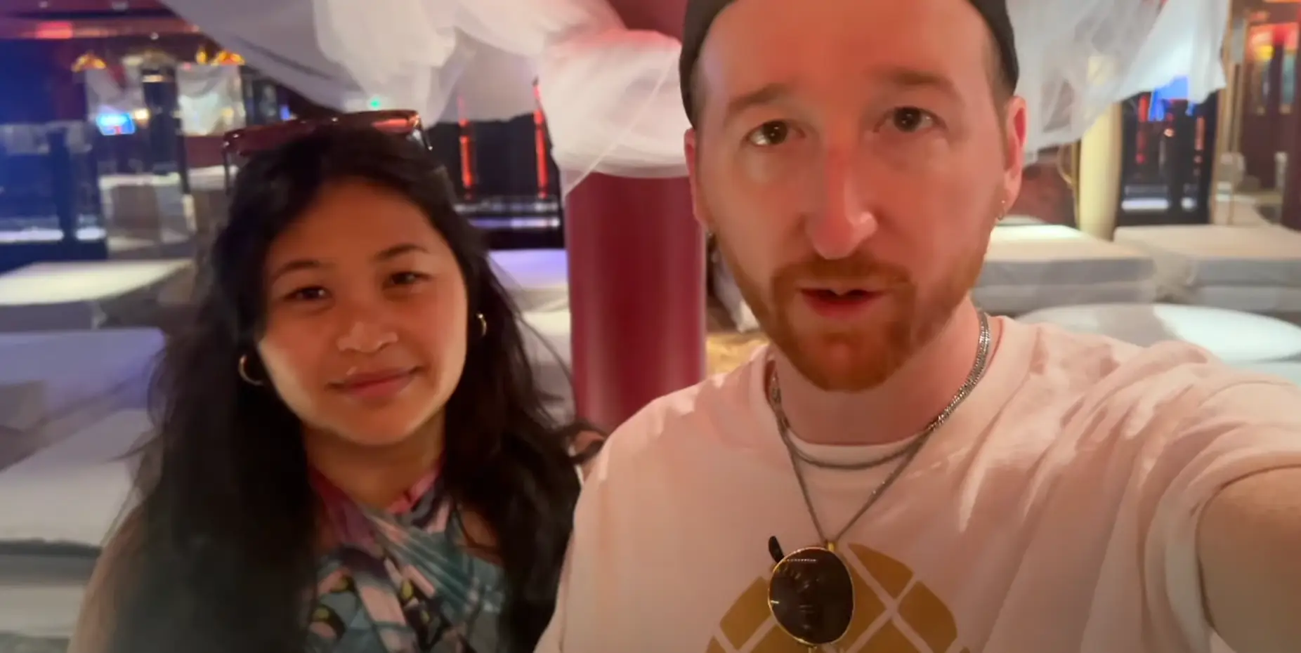 The couple revealed how the room looks like in the day (YouTube/4OURPLAYofficial)