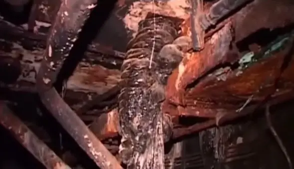 It's formed of something called corium. (TikTok/Alexander Kupny)