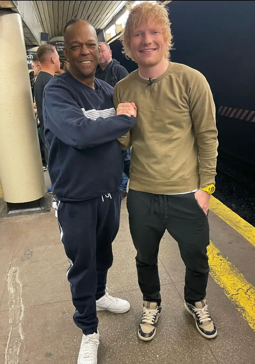 Ed Sheeran surprised busker Mike Yung.