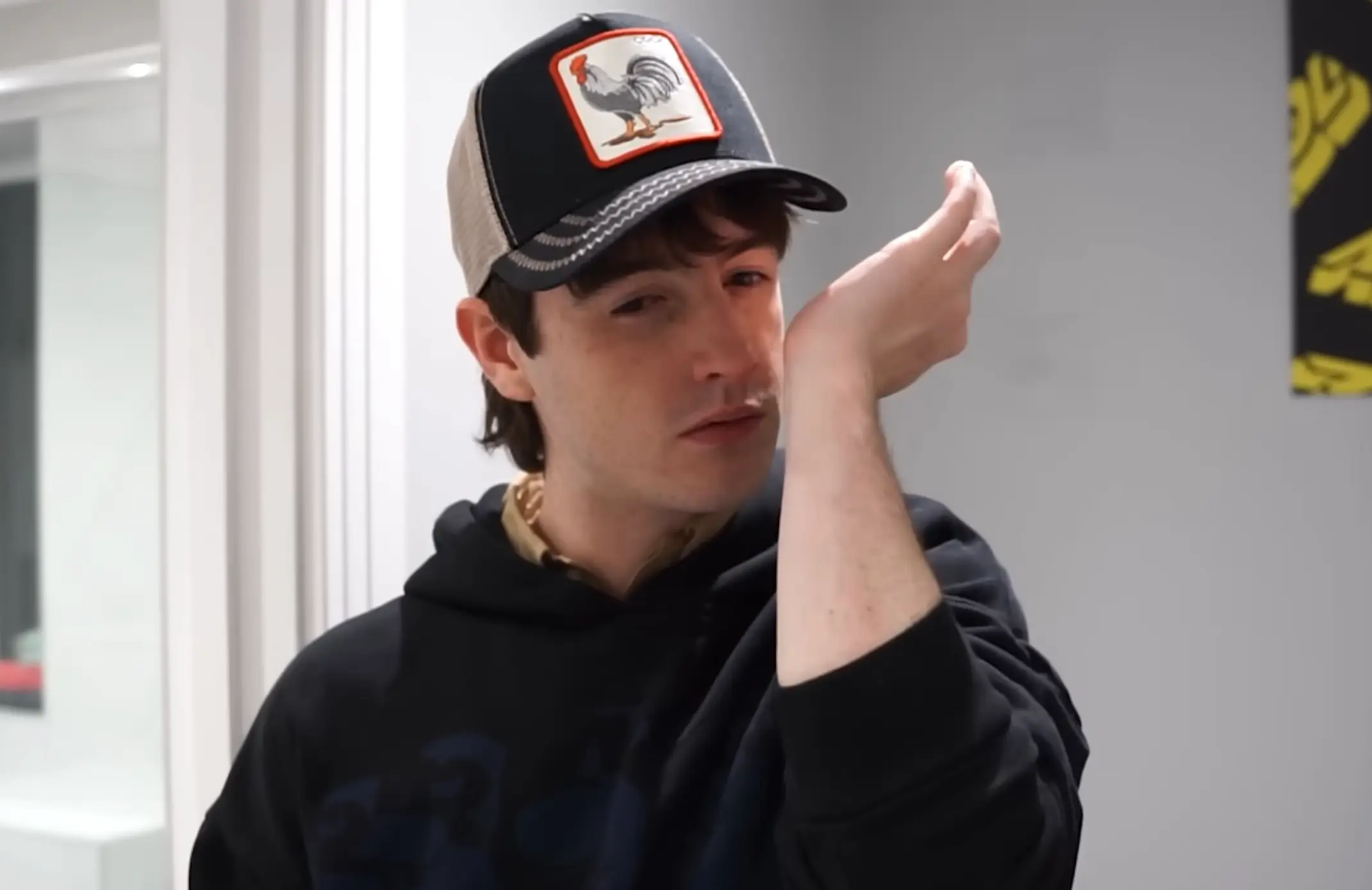 The content creator couldn't get a whiff of anything for the first fortnight (YouTube/James Chewbonic)